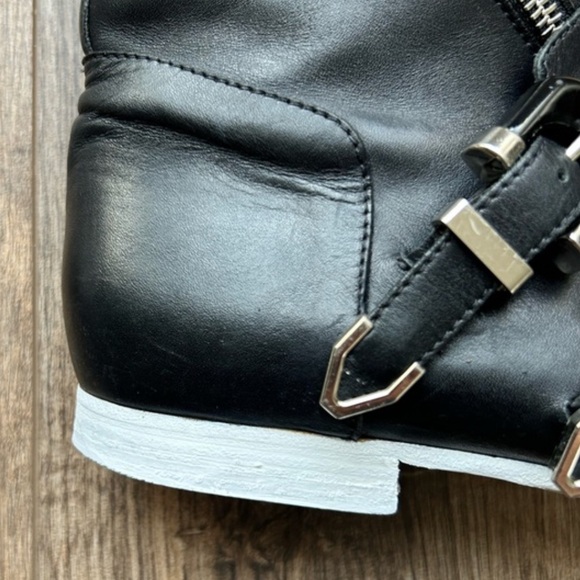 Balenciaga Black Leather Monk Strap Ankle Boots | 38 - Picture 7 of 13